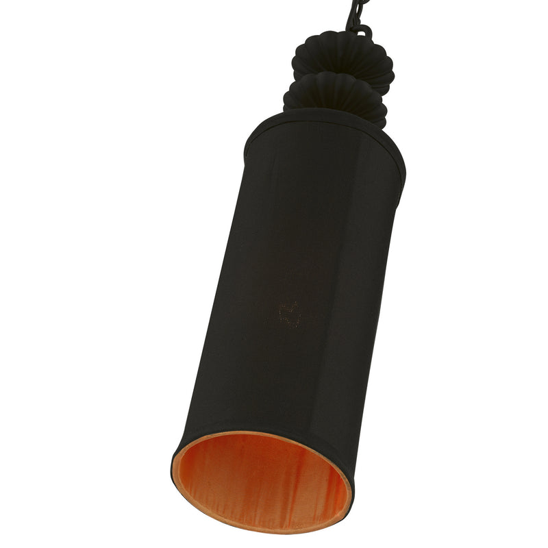 Livex Lighting 45121-04 One Light Mini Pendant, Black