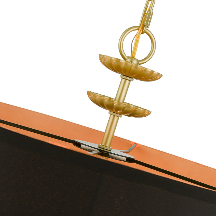 Livex Lighting 45125-33 Five Light Pendant, Soft Gold