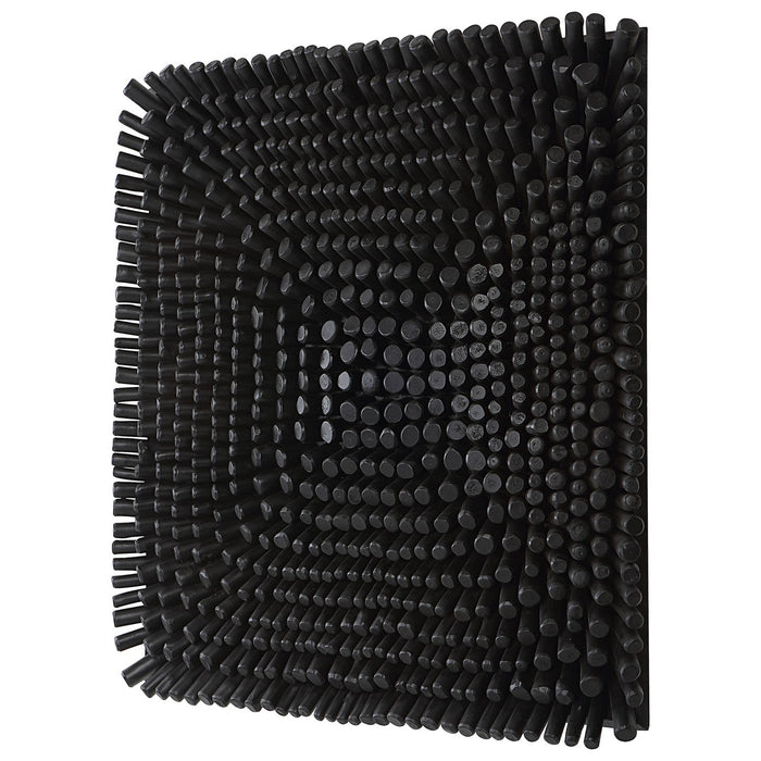 Uttermost 04321 Wall Panel, Satin Black