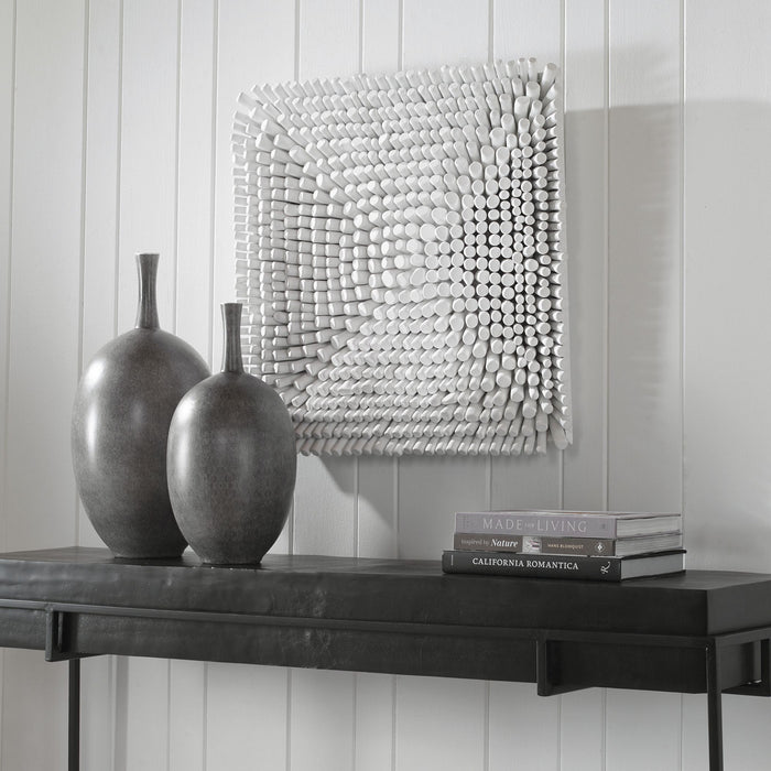 Uttermost 04322 Wall Panel, Matte White