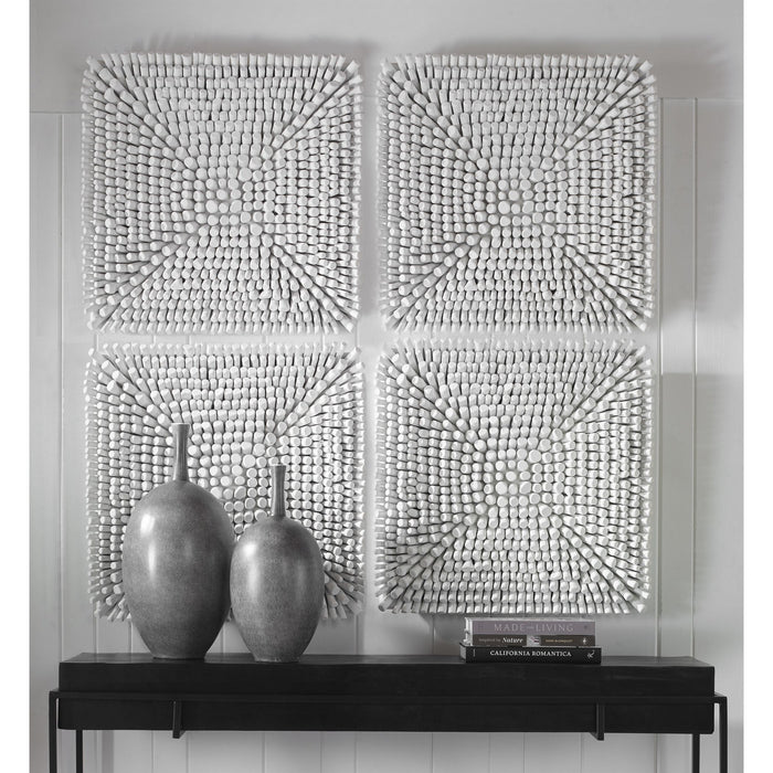 Uttermost 04322 Wall Panel, Matte White