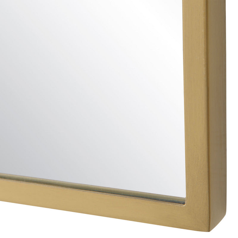 Uttermost 09748 Mirror, Satin Brushed Brass