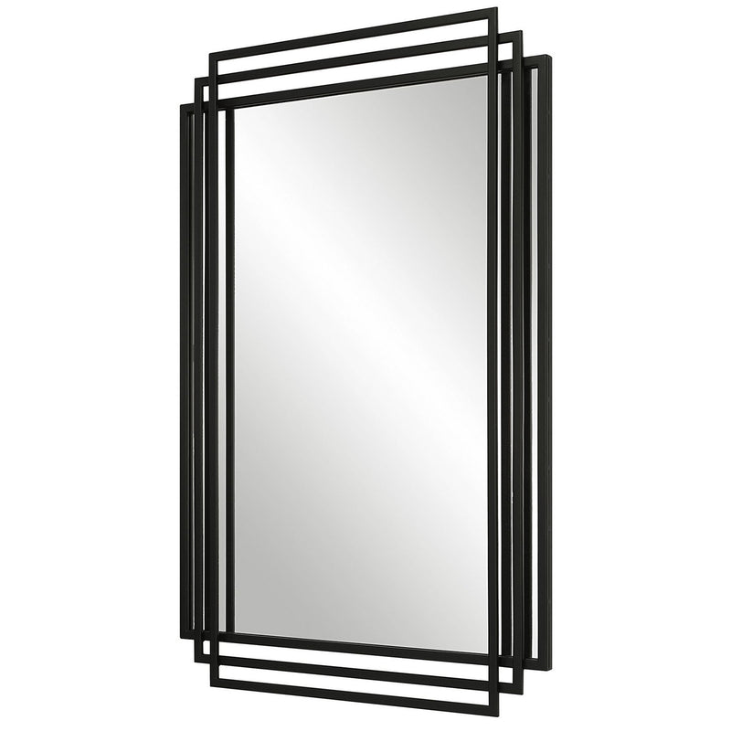 Uttermost 09768 Mirror, Matte Black