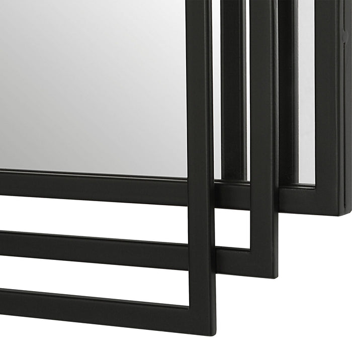 Uttermost 09768 Mirror, Matte Black