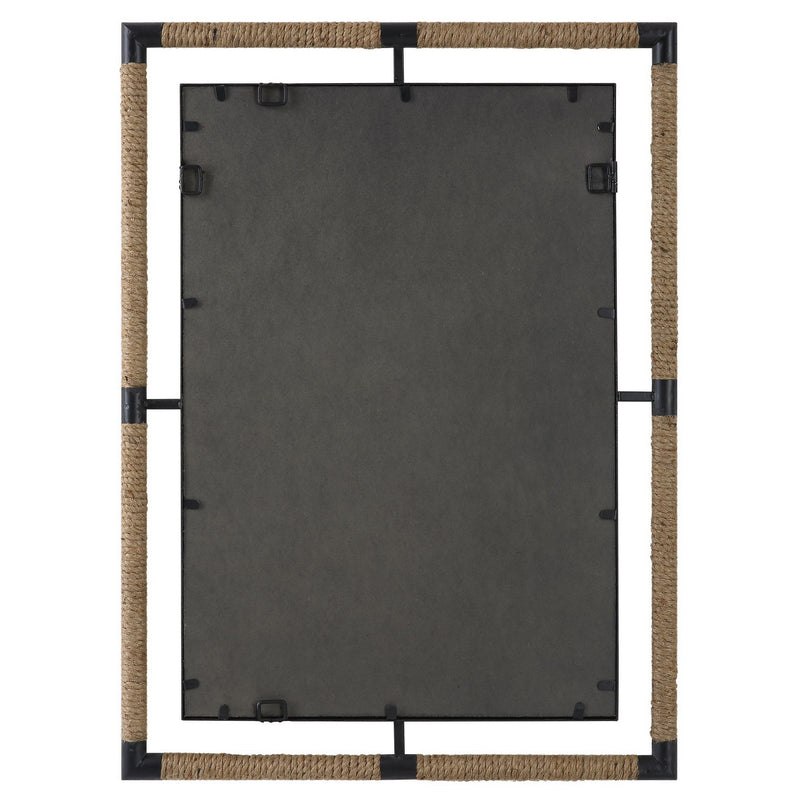 Uttermost 09769 Mirror, Textured Rust Black