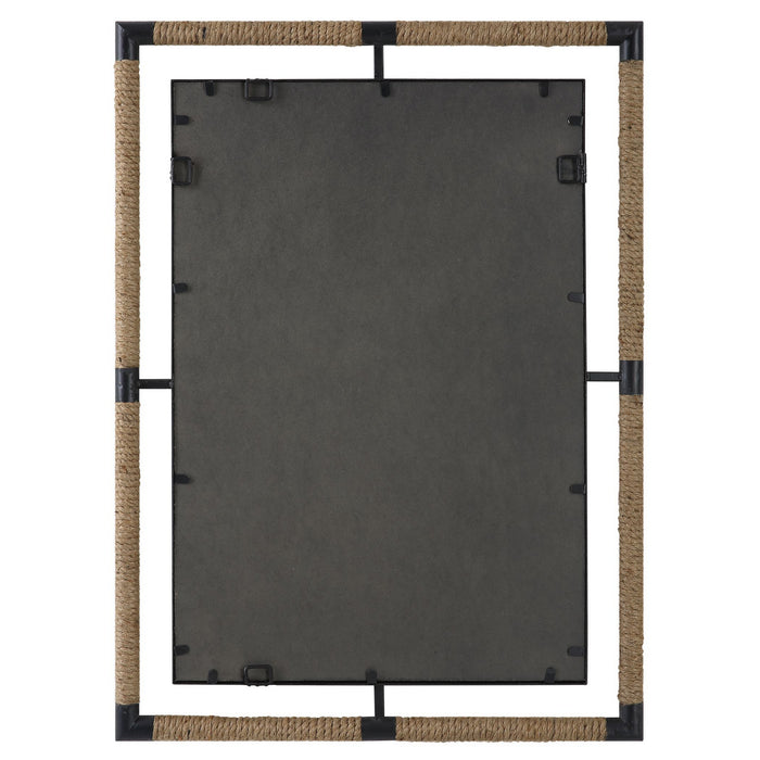 Uttermost 09769 Mirror, Textured Rust Black