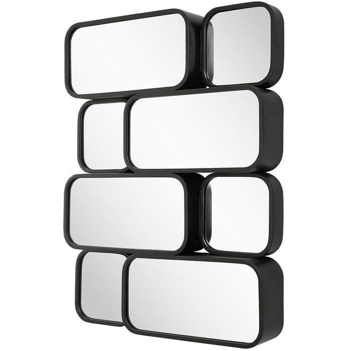 Uttermost 09774 Mirror, Satin Black