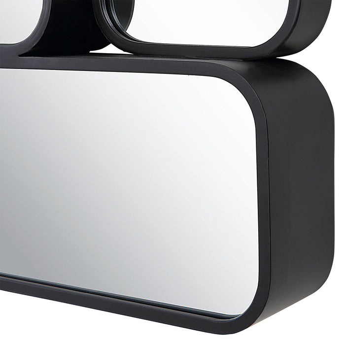 Uttermost 09774 Mirror, Satin Black