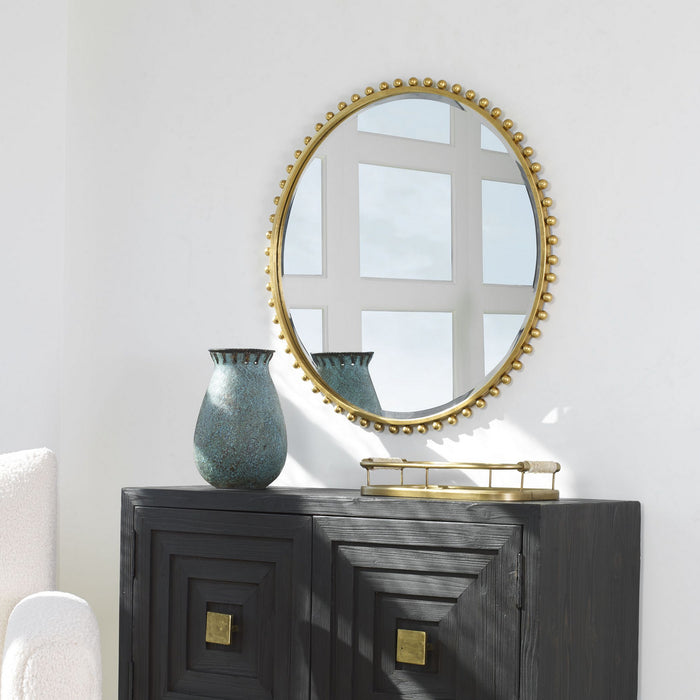 Uttermost 09777 Mirror, Gold Leaf