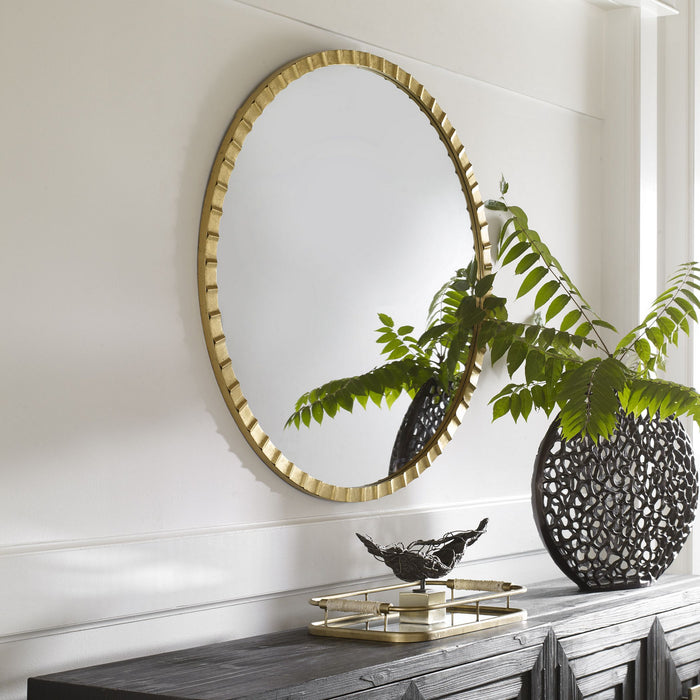 Uttermost 09781 Mirror, Gold Leaf