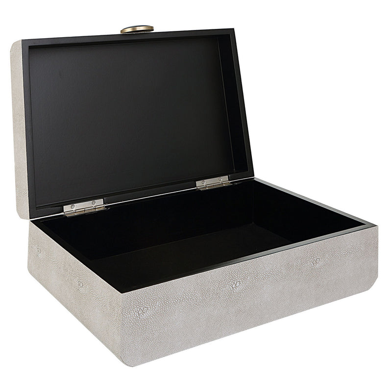 Uttermost 17995 Box, Brushed Antique Brass