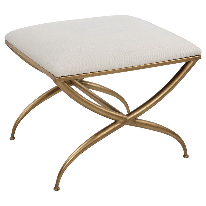 Uttermost 23677 Bench, Gold Leaf