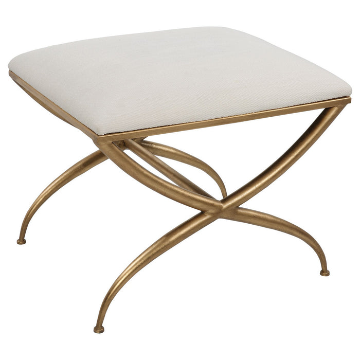 Uttermost 23677 Bench, Gold Leaf