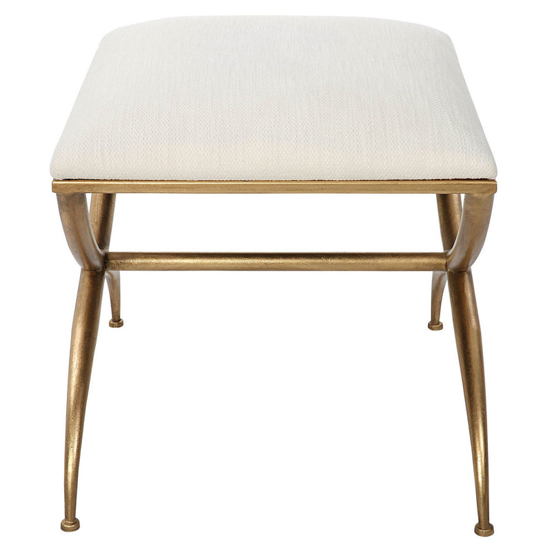 Uttermost 23677 Bench, Gold Leaf