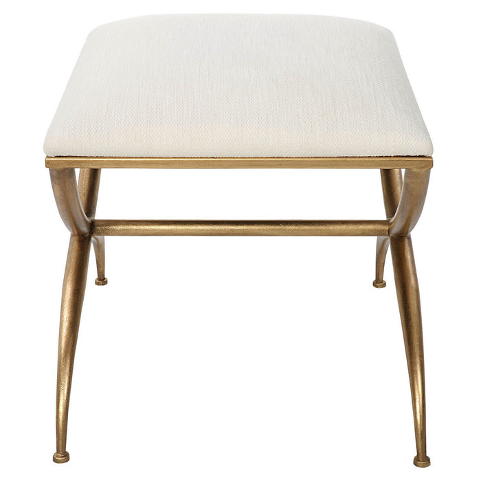 Uttermost 23677 Bench, Gold Leaf