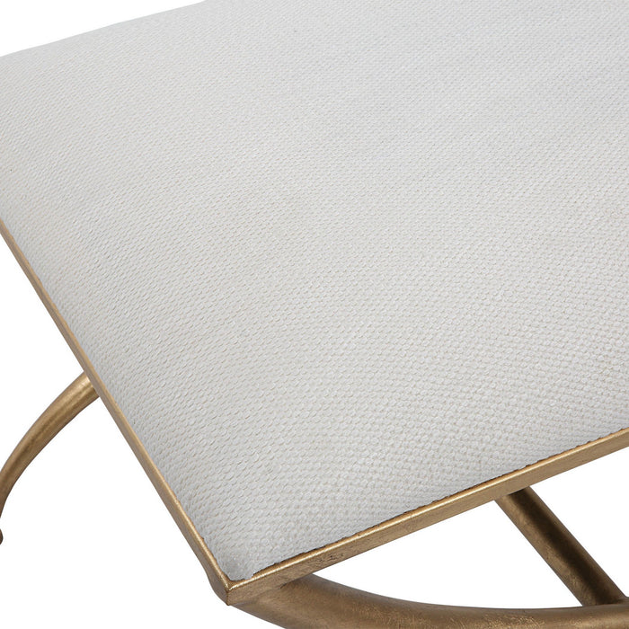 Uttermost 23677 Bench, Gold Leaf