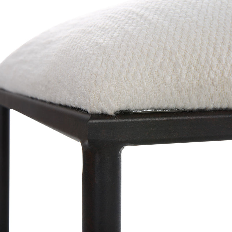 Uttermost 23680 Bench, Aged Black