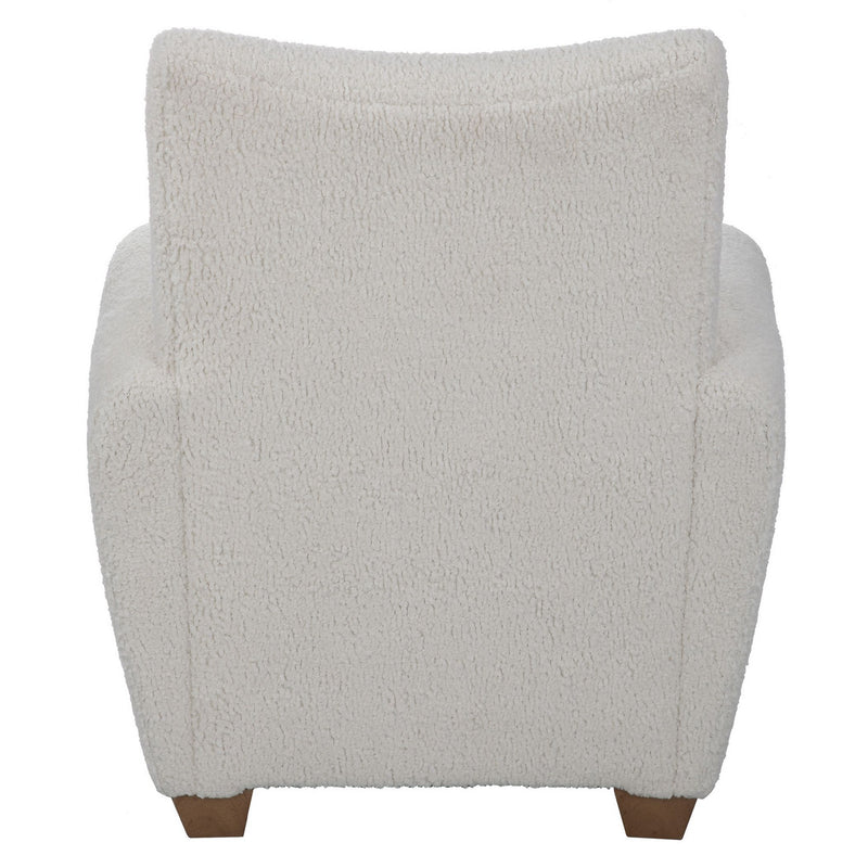 Uttermost 23682 Accent Chair, White
