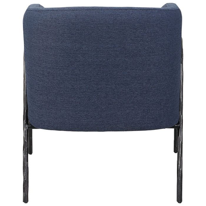 Uttermost 23683 Chair, Natural Aged Black