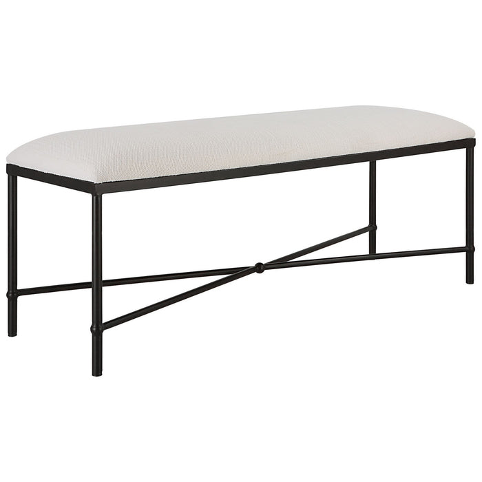 Uttermost 23688 Bench, Aged Black