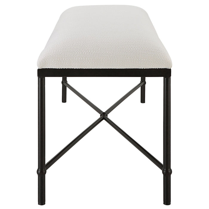 Uttermost 23688 Bench, Aged Black
