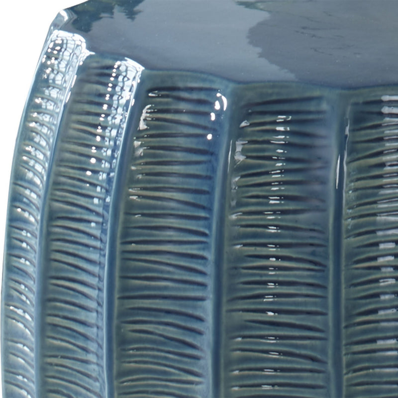 Uttermost 25154 Stool, Aqua Blue