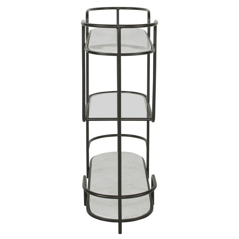 Uttermost 25174 Bar Console, Satin Black