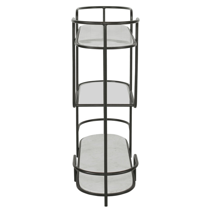 Uttermost 25174 Bar Console, Satin Black
