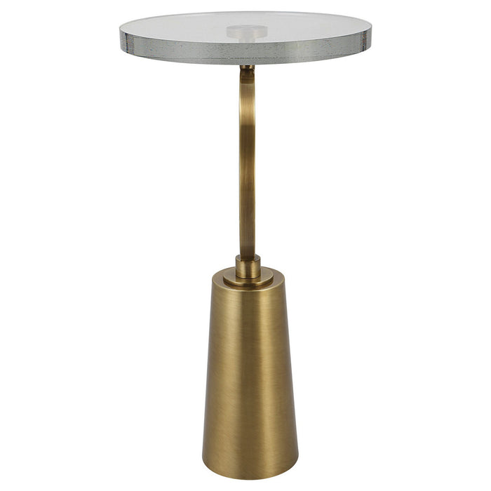Uttermost 25178 Accent Table, Antique Brass
