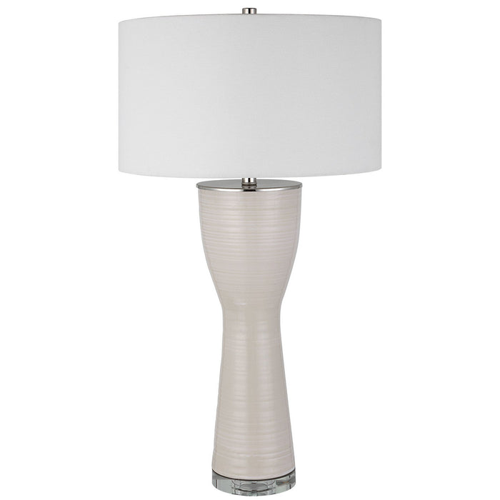 Uttermost 30001-1 One Light Table Lamp, Polished Nickel