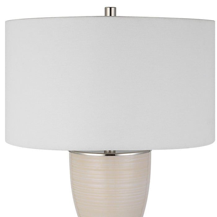 Uttermost 30001-1 One Light Table Lamp, Polished Nickel