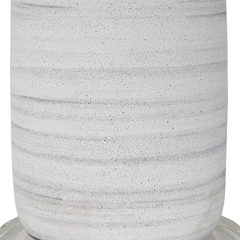 Uttermost 30004-1 One Light Table Lamp, Brushed Nickel