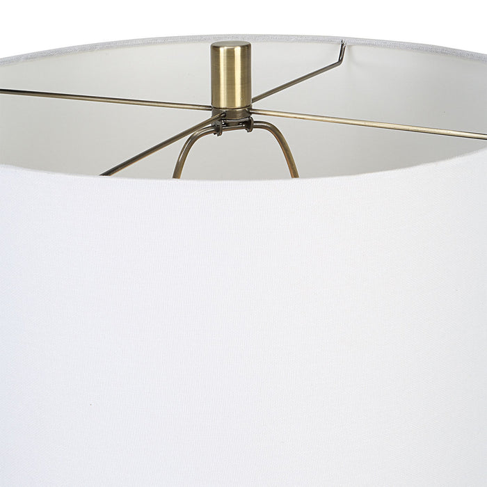 Uttermost 30005-1 One Light Table Lamp, Antique Brass