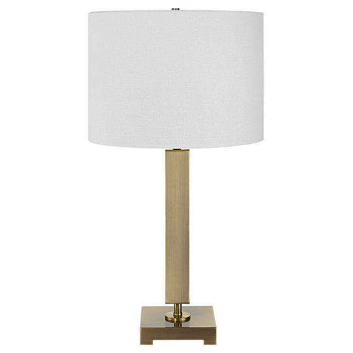 Uttermost 30014-1 One Light Table Lamp, Antique Brass