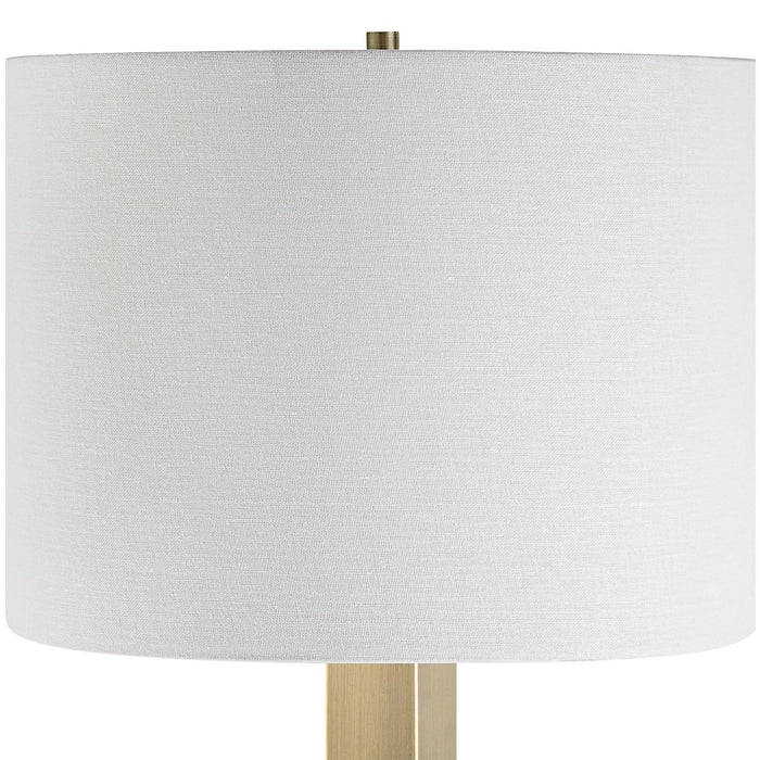 Uttermost 30014-1 One Light Table Lamp, Antique Brass
