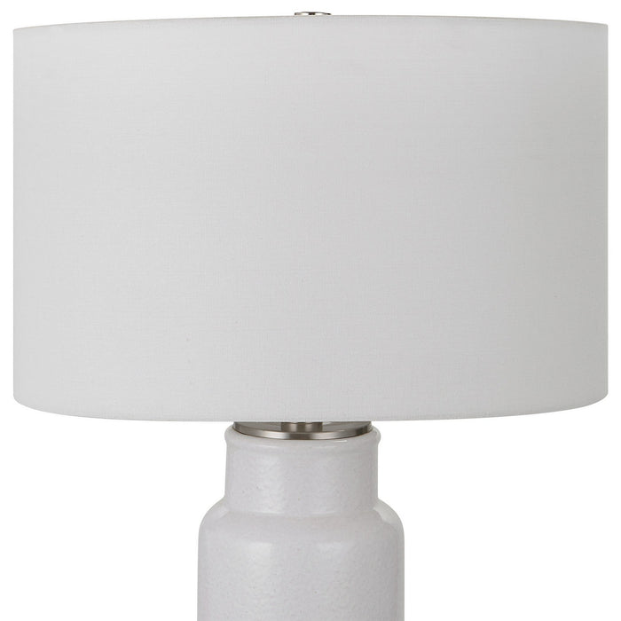 Uttermost 30038 One Light Table Lamp, Brushed Nickel