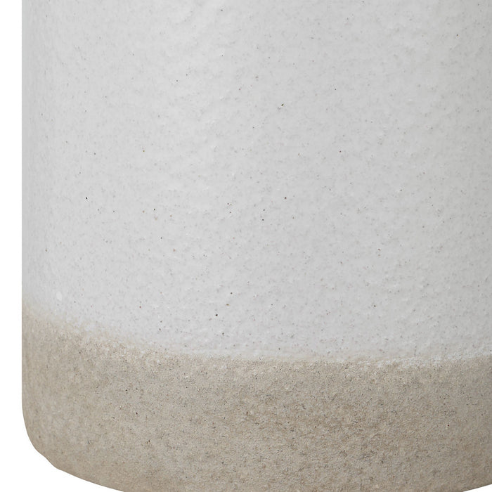 Uttermost 30038 One Light Table Lamp, Brushed Nickel