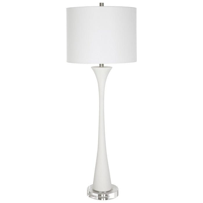Uttermost 30040 One Light Buffet Lamp, Brushed Nickel