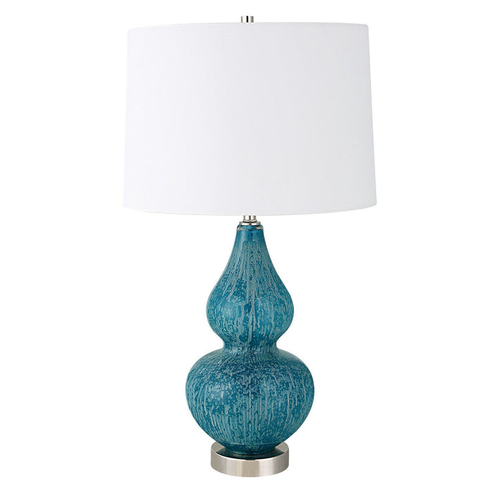 Uttermost 30052-1 One Light Table Lamp, Polished Nickel