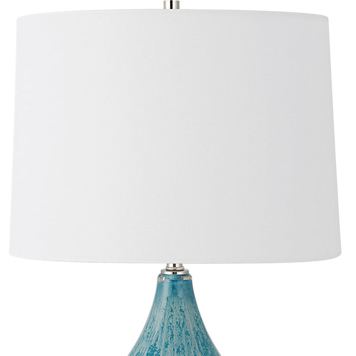 Uttermost 30052-1 One Light Table Lamp, Polished Nickel