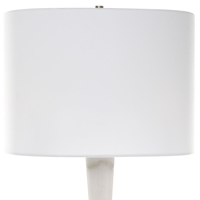 Uttermost 30064 One Light Table Lamp, Brushed Nickel