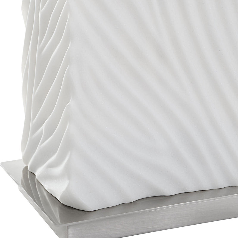 Uttermost 30066 One Light Table Lamp, Brushed Nickel