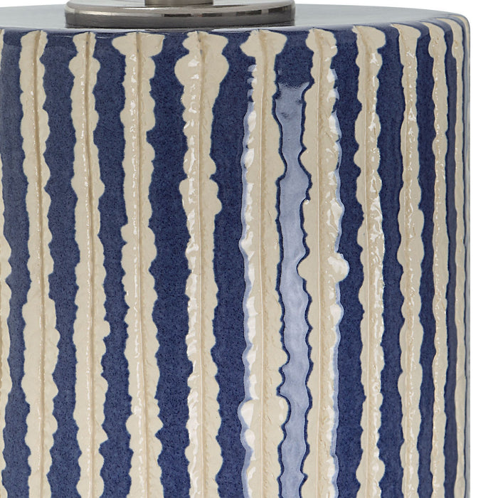 Uttermost 30067 One Light Table Lamp, Brushed Nickel