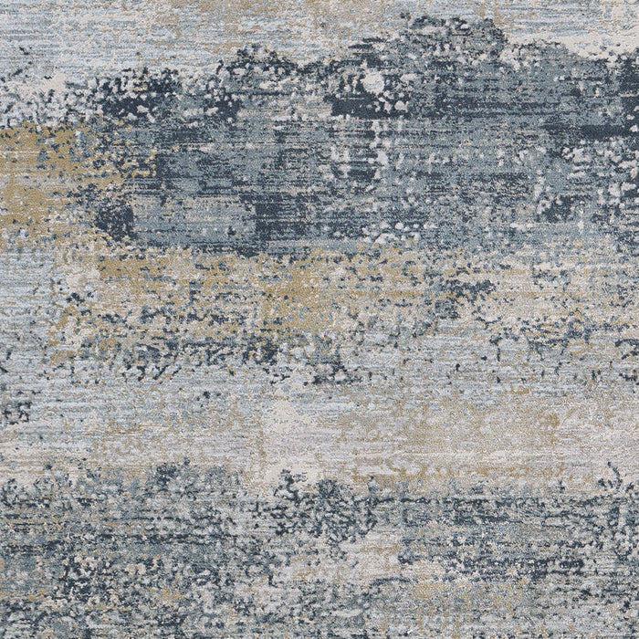 Uttermost 71507-9 Rug, Sage, Taupe, Light Gray, White, Pale Blue, Olive, Navy, Teal