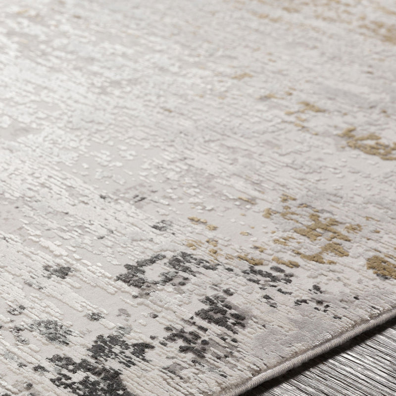 Uttermost 71508-10 Rug, White, Charcoal, Saffron, Gray
