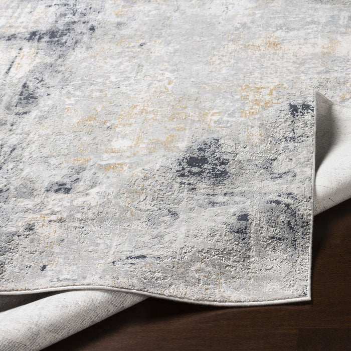 Uttermost 71511-8 Rug, Light Gray, Mustard, Off-White, Charcoal, Gray