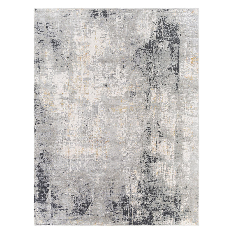 Uttermost 71511-9 Rug, Light Gray, Mustard, Off-White, Charcoal, Gray