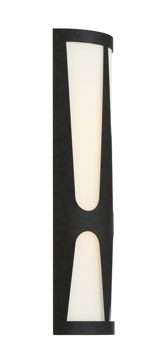 Crystorama ROY-802-BK Two Light Wall Sconce, Black