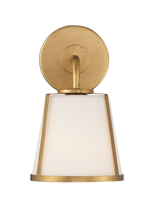 Crystorama FUL-911-GA One Light Wall Sconce, Antique Gold