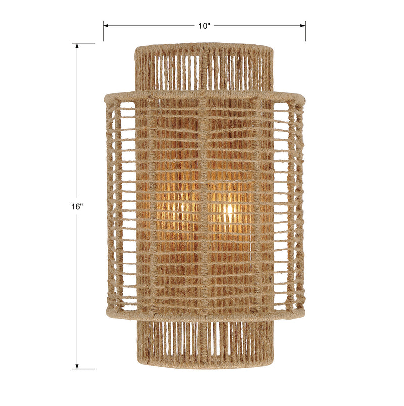 Crystorama JAY-A5002-BS Two Light Wall Sconce, Burnished Silver